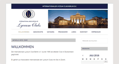 Desktop Screenshot of lyceumclub-berlin.de