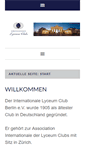 Mobile Screenshot of lyceumclub-berlin.de